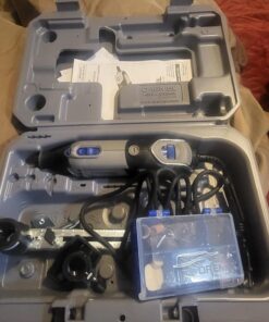 Dremel 4000-2/30 Variable Speed Rotary Tool Kit - Engraver, Polisher, and Sander- Perfect for Cutting, Detail Sanding, Engraving, Wood Carving, and Polishing- 2 Attachments & 30 Accessories 4000 Rotary Tool + 32 Accessories 45 710I46 2YnL