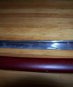 Ace Martial Arts Supply Handmade Japanese Shirasaya Samurai Katana Sharp Sword-Kenshin Burgundy 68 710IEOvVMZL