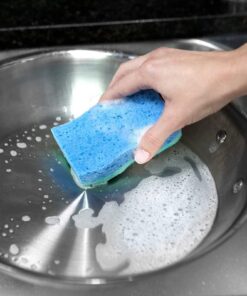 O-Cedar Scrunge Multi-Use (Pack of 6) Non-Scratch, Odor-Resistant All-Purpose Scrubbing Sponge Safely Cleans All Hard Surfaces in Kitchen and Bathroom, 6 Count (Pack of 1), Blue 6 Count (Pack of 1) 40 710ILUD64L