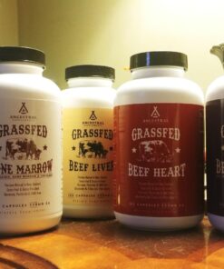 Ancestral Supplements Grass Fed Beef Brain Supplement with Beef Liver, Whole Food Brain Support Promotes Brain, Mood, and Memory Health, Brain and Liver Health Formula Capsules, Non-GMO, 180 Capsules 30 710Ju6ggOjL