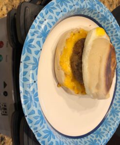 Hamilton Beach Dual Breakfast Sandwich Maker with Timer, Silver (25490A) 55 710KRLKZEwL