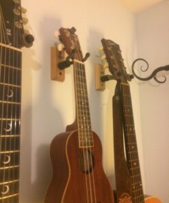 Ukulele Hanger Wooden Wall Mount Made in the USA or Mandolin Hanger - Cherry Hardwood - by String Swing CC01UK-C Single Unit 28 710LPU5ogWL