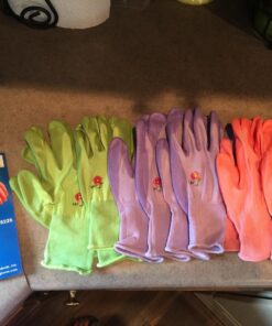6 Pairs Women Gardening Gloves with Micro-Foam Coating - Garden Gloves Texture Grip - Working Gloves For Weeding, Digging, Raking and Pruning, Medium, Assorted color Medium (Pair of 6) Women's 31 710LpSrfjPL