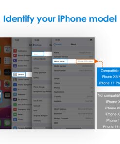 Alternative view of JETech Screen Protector for iPhone 11 Pro Max and iPhone Xs Max 6.5-Inch, Tempered Glass Film, 2-Pack