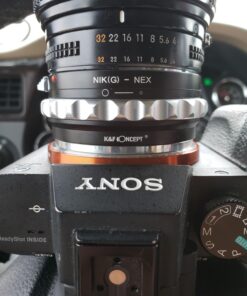 K&F Concept Lens Mount Adapter Compatible with Nikon G AF-S F AIS AI Nikkor F Mount G-Type D/SLR Lens to Sony Alpha E-Mount NEX Camera Compatible with Sony Alpha A7,A6000,A6300,A6500,A5000,A5100 NIK(G)-NEX 36 710MA6RJsBL