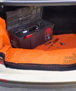 Forearm Forklift FFMB Full Size Medium Weight Quilted Moving Blanket (45.6 lb/dz), 72" x 80", Blaze Orange/Black 1-pack 8 710MZ7U7W6S