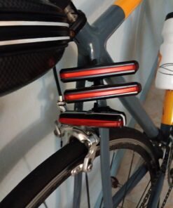 BLITZU 2023 Cyborg 168H Bike Headlight or 168T Tail Light USB Rechargeable LED Bicycle Lights Set Front Back Night Riding, Cycling Safety Reflector Accessories 168t (Rear Bike Light) 38 710Mp49Li7L