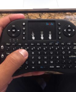 10038-FT Rii i8 Mini 2.4GHz Wireless Touchpad Keyboard with Mouse, Black (Rii-i8) 21 710MqSiG9PL