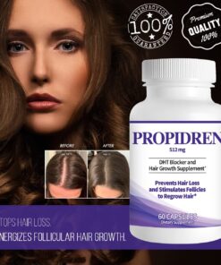 Propidren by HairGenics - DHT Blocker & Hair Growth Capsules to Prevent Hair Loss & Stimulate Hair Follicles, to Stop Hair Loss & Regrow Hair. Proprietary Anti-Hair Loss & Hair Regrowth Treatment. 23 710NM5ssaOL 1