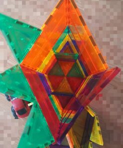 PicassoTiles® PT82 Creativity Set Magnet Building Tiles Clear Color Magnetic 3D Building Block - Creativity Beyond Imagination! Educational, Inspirational, Conventional, Recreational 34 710NyMDaT7L