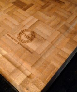 End Grain Wood Bamboo Cutting Board for Kitchen, Commercial Use - Extra Large, Thick Butcher Block with Juice Groove, Handles, and Non-Slip Feet for Chopping Veggies, Carving Meat, Bread and Cheese 20 710OLwYxAhL
