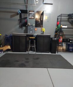 Rubbermaid Commercial Products Slim Jim Plastic Rectangular Trash/Garbage Can With Venting Channels, for Kitchen, Office, Workspace, 23 Gallon, Black - FG354060BLA 1 23 710QWpU6ALL