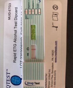 ETG 300 Alcohol Urine QTest Dip Card (80 Hour Detection Window) - 5 Pack 11 710RLRJf21L