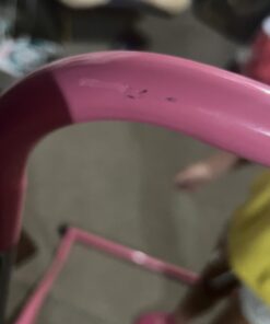 Tepemccu Expandable Gymnastics Bars,Adjustable Height Gymnastic Horizontal Bars,Junior Training Bar Children Folding Training Monkey Bars for Kids… Light Pink 40 710RSMoOPOL