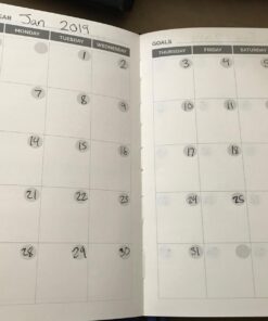 Papercode 2024 Daily Planner - Leather Weekly Planner W/Thick No-Bleed Pages - Monthly & Weekly Layouts - Use for Productivity, Schedule, or Agenda Blue 95 710Say8liL 1