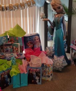 Frozen's Elsa The Snow Queen Airwalker Birthday Balloons Decoration - 57" Inches 33 710T juNNJL