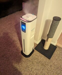 LEVOIT OasisMist 1000S (10L) Smart Humidifier for Home Large Room Bedroom, Last 100 Hours, Cover up to 600ft², Easy Top Fill, Remoter & Voice Control, Auto Mode, 360° Nozzle, Aroma Box, Quiet, White Cool Mist 10L 21 710TKR2NdqL