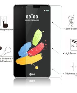 TANTEK [2-Pack Screen Protector for LG G Stylo 2 Plus/LG G Stylus 2 Plus (5.7 Inch,2016 Edition),Tempered Glass Film,Ultra Clear,Anti Scratch,Bubble Free,Case Friendly 8 710TawXMO8L