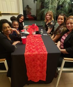 Gee Di Moda Rectangle Tablecloth - 60 x 126 Inch Black Table Cloth for 8 Foot Rectangle Table - Heavy Duty Washable Fabric - for 8 Ft Buffet Table, Holiday Party, Dinner, Wedding & Baby Shower 60 x 126 inch Rectangle 40 710UXTFTQqL