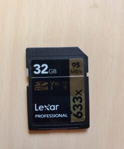 Lexar Professional 633x 32GB SDHC UHS-I Card, Up To 95MB/s Read, for Mid-Range DSLR, HD Camcorder, 3D Cameras, LSD32GCB1NL633 (Product Label May Vary) Single 21 710UjBitBhL