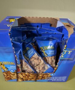 PLANTERS Variety Packs (Salted Cashews, Salted Peanuts & Honey Roasted Peanuts), 24 Packs - Individual Bags of On-the-Go Nut Snacks - No Cholesterol or Trans Fats - Source of Fiber and Healthy Fats 24 Count (Pack of 1) 32 710UprYa6XL 2