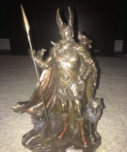 Unicorn Studio 9.75 Inch Norse God - Odin Cold Cast Bronze Sculpture Figurine One Size 22 710V9l5Kg1L