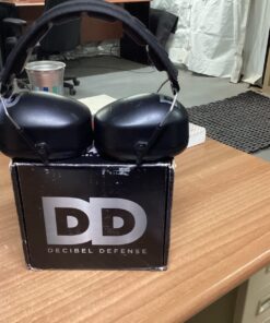 Professional Safety Ear Muffs by Decibel Defense - 37dB NRR - The HIGHEST Rated & MOST COMFORTABLE Ear Protection for Shooting & Industrial Use - THE BEST HEARING PROTECTION...GUARANTEED Regular Black 40 710WHDd9VoL