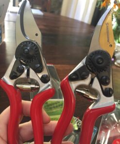 Haus & Garten PrecisionPRO 8" Titanium Pruning Shears - Heavy Duty Professional Bypass Pruner - Use As Rose Clippers, Premium Gardening Secateurs, Garden Scissors, Handheld Yard, Tree, & Plant Tool 30 710XB7lZxHL