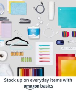 Amazon Basics 5-Shelf Medium Adjustable, Heavy Duty Storage Shelving Unit on 4'' Wheel Casters, Metal Organizer Wire Rack, Chrome, 30" L x 14" W x 64.8" H With Wheels 28 710Xw8LLl1L