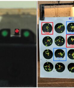 TRUGLO Fiber-Optic Handgun Night Sight | Compact Durable Snag-Resistant High-Visibility Red Front & Green Rear Sight for Handguns Springfield XD Set 34 710Yx9xsBiL