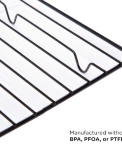 Ecolution EIOGY-1204 Toaster Oven Bakeware 4Piece Set | Nonstick Heavy Duty Carbon Steel,Gray Gray 32 710aWE9xF5L