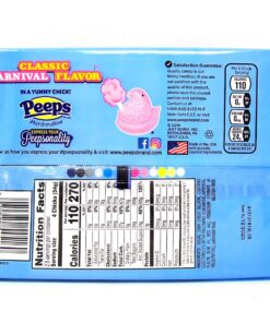 Peeps, Easter Peeps Marshmallow Cotton Candy Flavored Chicks for Basket Stuffers Gifts, 3 Ounces, 10 Count 11 710bcte0rAL
