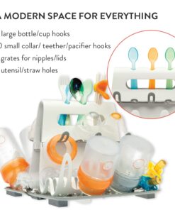 Alternative view of Prince Lionheart Baby Bottle Drying Rack, Deluxe Drying Station Essential Home Item, Holds Up To 8 Large Bottles, Accommodates Many Feeding Accessories and Teething Toys