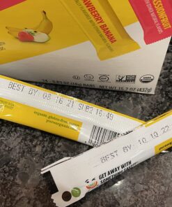 Pure Organic Layered Fruit bar Variety Package, 12 - Pineapple Passionfruit & 12 - Strawberry Banana 0.63 oz (Pack of 24) 17 710cg7hjiJL