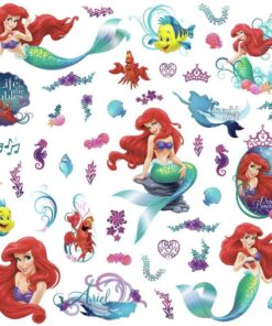RoomMates RMK2347SCS The Little Mermaid Ariel Peel and Stick Wall Decals 19 710d5enzOAL