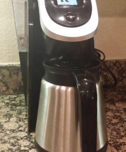 Keurig 2.0 Thermal Carafe 32oz Double-Walled, Vacuum-Insulated, Holds and Dispenses Upto 4 Cups of Hot Coffee, Compatible With Keurig 2.0 K-Cup Pod Coffee Makers, Stainless Steel 19 710dLGy4BBL