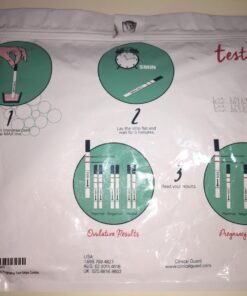 Clinical Guard 40 Ovulation Test Strips and 10 Early Pregnancy Test Strips Combo Rapid HCG Test Fertility Ovulation Predictor Kit 50 Count (Pack of 1) 60 710dScVOKL