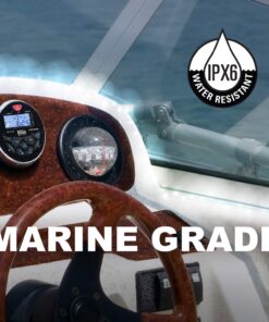 BOSS Audio Systems MGR350B Marine Gauge Stereo System - Digital Media MP3 Player, Bluetooth Audio Head Unit, No CD Player, USB, AM/FM Radio Receiver, Weatherproof MGR350B Receiver 31 710da2BjLL