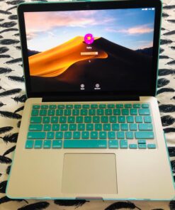 RUBAN for Old MacBook Pro Retina 13 inch (A1502 & A1425 Models) 2015 2014 2013 2012 Release,Plastic Hard Shell Case & Keyboard Cover, Turquoise 40 710dt7XZWbL
