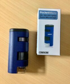 Carson Pocket Micro 20x-60x LED Lighted Zoom Field Microscope with Aspheric Lens System (MM-450),Blue Pocket Micro (MM-450) 28 710edCzbt0L