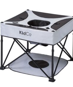 KidCo GoPod Adjustable Height Travel Baby Activity Center - Standing Baby Activity Center with Cupholder and Travel Bag, Midnight 22 710fkQ6RkFL