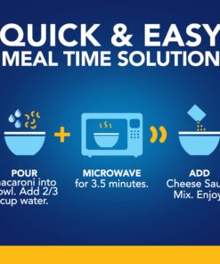 Alternative view of Kraft Easy Mac Original Macaroni & Cheese Microwavable Dinner (18 ct Packets)(Packaging May Vary) 18 Pouches