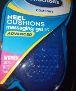 Dr. Scholl's Heel Cushions with Massaging Gel Advanced // All-Day Shock Absorption and Cushioning to Relieve Heel Discomfort (for Women's 6-10, Also Available for Men's 8-13) Women 6-10 30 710iwBccnUL