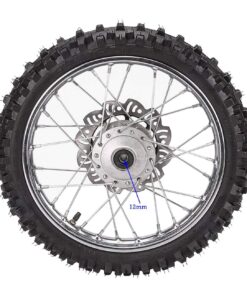 ZXTDR 2.50-14 1.4x14 inch Wheel With 12mm Bearing Axle 60/100-14 Tire Rim & Disc Roto Assembly For Dirt Pit Bike 10 710k7HrFIL