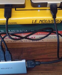 LENTION USB-C Multi-Port Hub with 4K HDMI Output, 100W PD, 4 USB 3.0 5Gbps Compatible 2023-2016 MacBook Pro, New Mac Air & Surface, Chromebook, iPhone 15, More, Stable Driver Adapter (C35, Space Gray) 39 710leBDj6NL