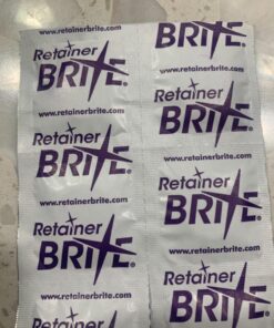 Retainer Brite Tablets for Cleaner Retainers and Dental Appliances - 96 Count 96 Count (Pack of 1) 36 710nQxxxL