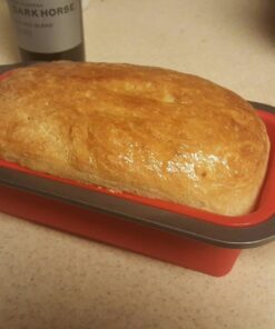 Boxiki Kitchen 9 x 5 Inch Non-Stick Silicone Bread Loaf Pan - Red, BPA Free, Dishwasher Safe Silicone Loaf Pan 26 710oOgvAnBL