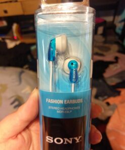 Sony MDRE9LP/BLU Earbud Headphones, Blue 1 Count (Pack of 1) Standard Packaging 21 710qXXbu9vL
