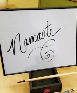 The Original Buddha Board Art Set: Water Painting w/ Bamboo Brush & Stand for Mindfulness Meditation – Inkless Drawing Board - Painting & Art Supplies – Ideal Relaxation Gifts for Women or Men 40 710rOkkYbAL 1