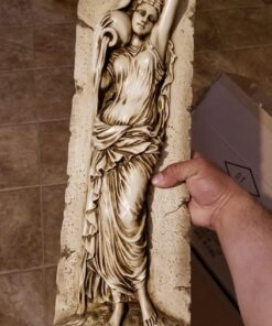 Design Toscano Water Maidens Wall Friezes (Set Includes: Dordogne & Seine), 22 Inch, Set of Two, Two Tone Stone 36 710sROqZ HL